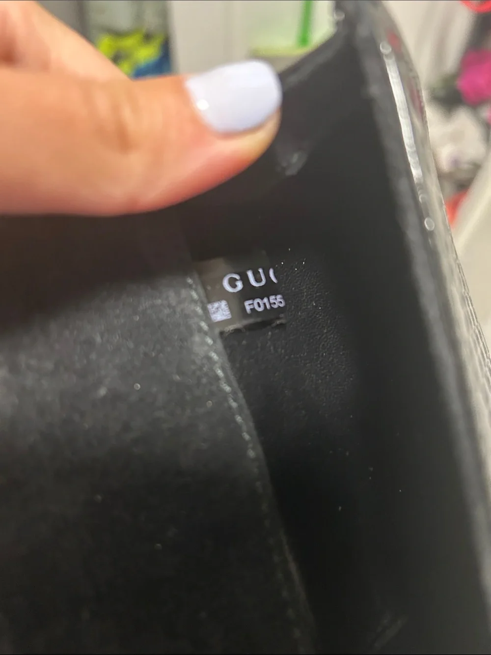 Gucci Black Patent Leather Clutch